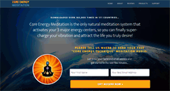 Desktop Screenshot of coreenergymeditation.com